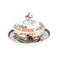 Box with Lions of Fo in a Chinese landscape