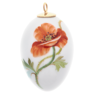 Easter egg, Wild poppy, H 5 cm