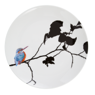 Wall Plate, "Flying Jewels", "Kingfisher", Ø 27 cm