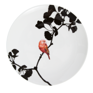 Wall Plate, "Flying Jewels", "Summer Tanager", Ø 27 cm