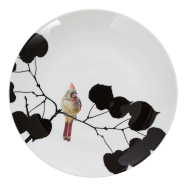 Wall Plate, "Flying Jewels", "Spring Cardinal", Ø 27 cm