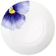 Dinner Plate, small, Shape "MEISSEN® Cosmopolitan", "Giant Bloom", Pansy, Ø 24 cm