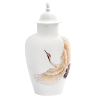 "Crane" vase, H 33 cm