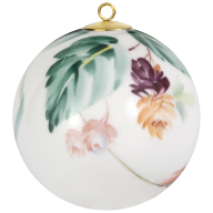 Ball, Woodland flora with insects, black alder, white rim, Ø 5 cm