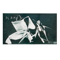 Wall picture Unique object Dux II, 42 x 73 cm