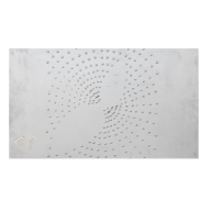 Wall picture Unique object Dots, Unique piece Otto Piene, 44 x 75 cm