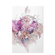 Wall picture Unique object How could we water the Flowers, 75 x 52 cm