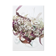 Wall picture Unique object Happy Talk, Unique piece Khaled Al-Saai, 75 x 51 cm