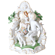 "Secluded Kiss", ANTEMANN DREAMS Collection, H 34 cm