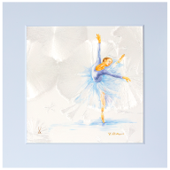 Wallpicture Innocent Dance, New Crystal Glaze World of Meissen, H 53 cm