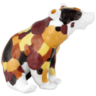 Asiatic black bear, Meissen Atelier, Indian Summer Look, lim., H 8 cm