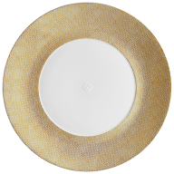 Dinner Plate, large, Shape "MEISSEN® Cosmopolitan", Mesh, gold, Ø 30 cm