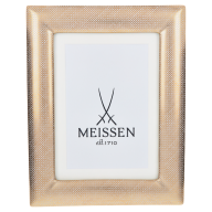 Picture frame, Shape "MEISSEN® Cosmopolitan", Mesh, gold, 23 x 18 cm