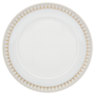 Dinner Plate, Shape "No 41", Swords Luxury Gold, swords rim, Ø 29 cm