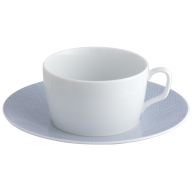 Coffee cup & saucer, Shape "MEISSEN® Cosmopolitan", Mesh blue, V 0,25 l