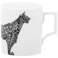 Mug, Hugo Boss,The Big Five "Leopard", Shape "Berlin", V 0,25 l