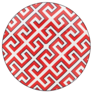 Tea saucer, Shape "MEISSEN® Cosmopolitan", Royal Palace, Red Sunset with blue contour, Ø 16,5 cm