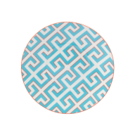 Coffee saucer, Shape "MEISSEN® Cosmopolitan", Royal Palace, Miami Style with red contour, Ø 16,5 cm