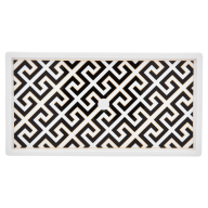 Sushi platter, Shape "MEISSEN® Cosmopolitan", Royal Palace, black with golden contour, white rim, L 27 cm