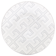 Tea saucer, Shape "MEISSEN® Cosmopolitan", Royal Palace,white with grey contour, Ø 16,5 cm