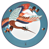 Starter- and Dessert Plate, Shape "No 41", "MEISSEN Collage", "Love Birds", Ø 22 cm