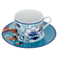 Coffee cup & saucer, "MEISSEN Collage", "Love Birds", V 0,15 l