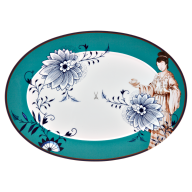 Platter, oval, Shape "No 41", "MEISSEN Collage", "Noble Chinese", L 36 cm