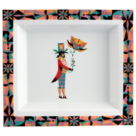 Vide-Poche, large, "Flower Ballet", Mann, Olaf Hajek, 21 x 18,5 cm