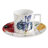 Espresso cup & saucer, "Sweet Exotics", V 0,05 l
