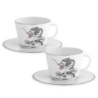 Espresso set, 4-pcs, Fortune Dragon