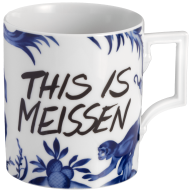 Mug, Shape "Berlin", monkey and sloth, V 0,25 l