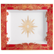 Vide-Poche, large, "Meissen Christmas Star", red, 21 x 18,5 cm