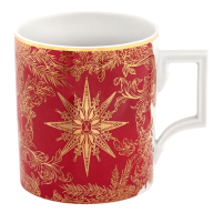 Mug, Shape "Berlin", "Meissen Christmas Star", red, V 0,25 l