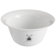Shaving bowl, Logo company Mühle, trademark, platinum, Ø 12,5 cm