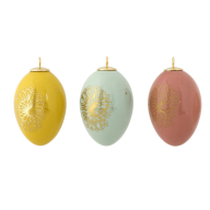 Easter egg set, 3-pcs, "Golden Onion Style"