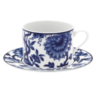 Cappuccino cup & saucer, "The Original", white, V 0,25 l