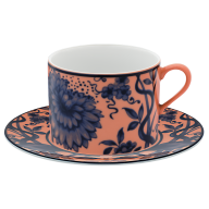 Coffee cup & saucer, "The Original", red, V 0,15 l