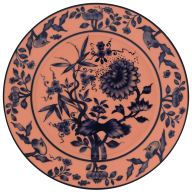 Bread- and Butter Plate, Shape "No 41", "The Original", red, Ø 17 cm