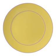 Starter- and Dessert Plate, Shape "No 41", "Urban Colors", yellow, Ø 22 cm