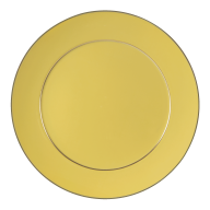 Dinner Plate, Shape "No 41", "The Original", plain, yellow, gold, Ø 29 cm