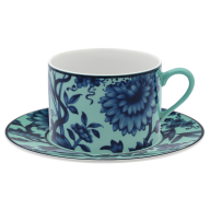 Cappuccino cup & saucer, "The Original", celadon, V 0,25 l