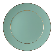 Dinner Plate, Shape "No 41", "Urban Colors", celadon, gold, Ø 29 cm