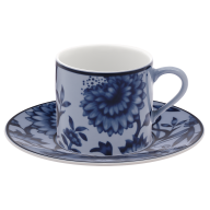 Espresso cup & saucer, "The Original", blue, V 0,05 l