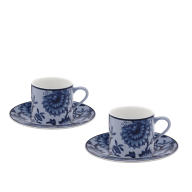 Espresso set, 4-pcs, "The Original", blue