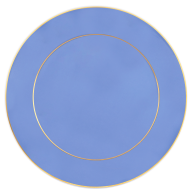 Dinner Plate, Shape "No 41", "Urban Colors", dark blue, gold, Ø 29 cm