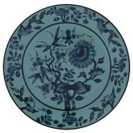 Dinner Plate, Shape "No 41", "The Original", petrol, Ø 29 cm