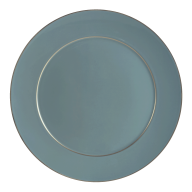 Starter- and Dessert Plate, Shape "No 41", "Urban Colors", petrol, gold, Ø 22 cm