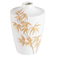 Vase, Shape "MEISSEN® Cosmopolitan", "Golden Bamboo", H 18 cm