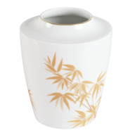 Vase, small, Shape "MEISSEN® Cosmopolitan", "Golden Bamboo", H 13,5 cm