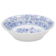 Bowl, Shape "New Cutout", Blue Onion, white rim, Ø 14,5 cm